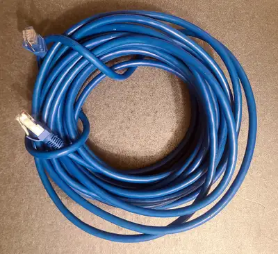 Internet network 32ft cable connect computer laptop modem router, View more