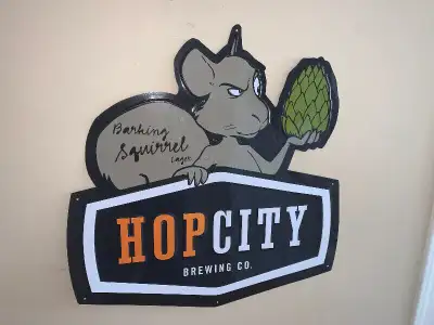 Vintage Hop City Barking Squirrel Tin Mint condition, View more