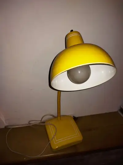 MCM Yellow Enameled Gooseneck Desk Lamp - REDUCED, View more