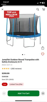 Used complete trampoline