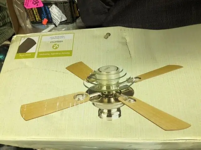 SAVE $125 > NEW For Living Oslo Ceiling Fan, 4-Blade, 42-in in Indoor Lighting & Fans in Mississauga / Peel Region - Image 2