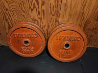 Ivanko 25kg competition bumper plates