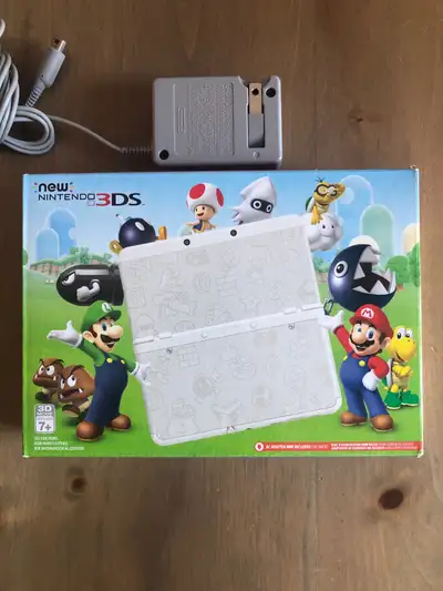 *new* Nintendo 3DS Super Mario Black Friday  White Edition CIB, View more