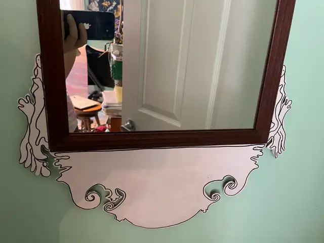 Unique Artist Made Wooden Mirror in Home Décor & Accents in Calgary - Image 3
