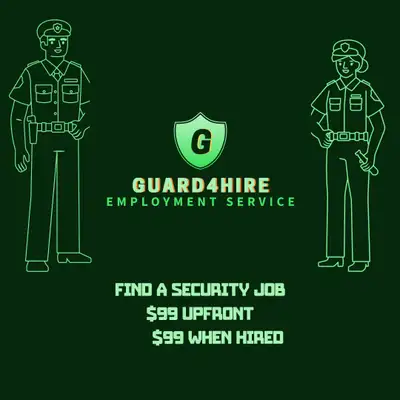 get hired as security guard, View more