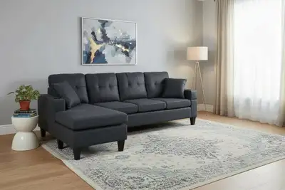 4 Seater Fabric Sectional Sofa, View more