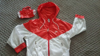 Nike Windbreaker Windrunner Red White Pack-in-a-Bag Packway Jack