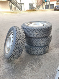 4 Winter Tires + 4 Rims