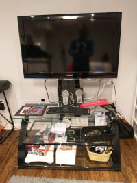 TV with stand-trolley