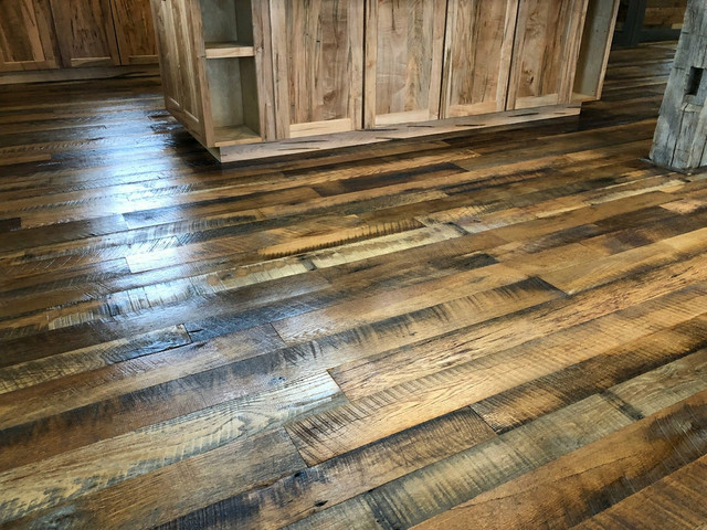 Reclaimed Softwood / Hardwood Flooring WIDE PLANK in Floors & Walls in Stratford - Image 3