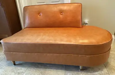 Vintage tufted love seat, View more