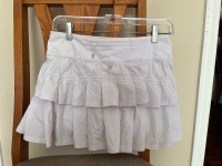 Lululemon Pace Setter White Skirt Size 4