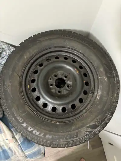 Tires were used for one winter season.