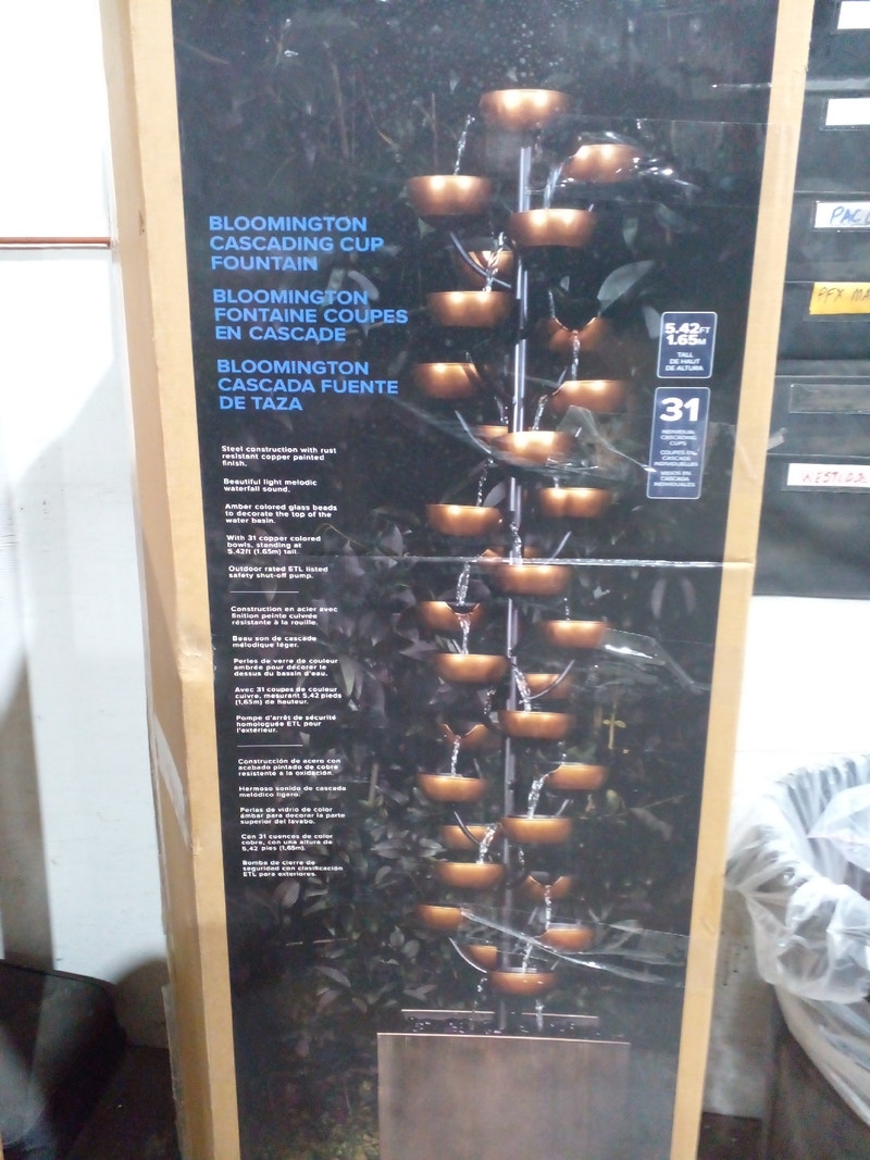 Bond Bloomington Cascading Cup Fountain Outdoor Décor Edmonton Kijiji