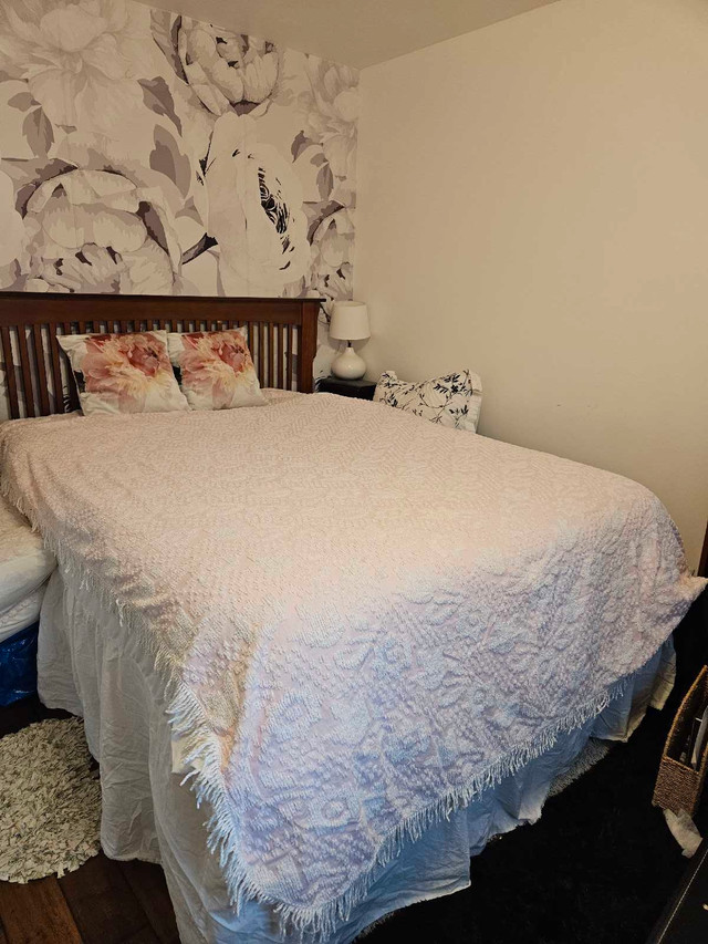 Chenille double bed cover in Bedding in Norfolk County