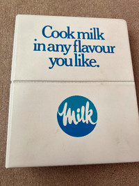 Vintage Cookbook 1985 “Cook Milk in any Flavour you like”