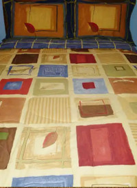 WHOLE HOME - Autumn Breeze 4-Piece Double Comforter Set 76"x88"