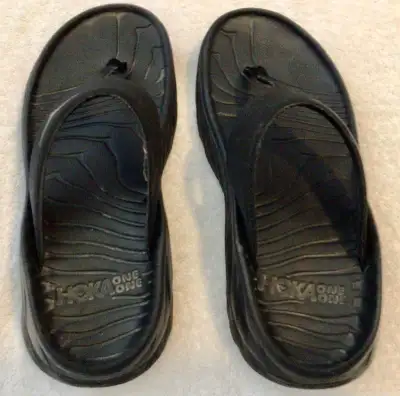 Hoka One One Ora Recovery slide sandals size 10.5 black, View more