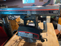 Craftsman 10” Radial Arm Saw with stand