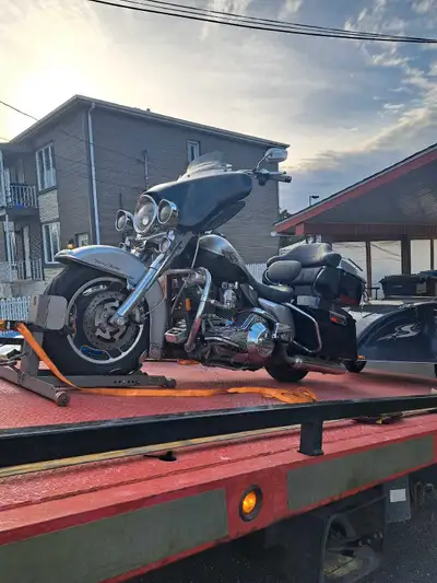 Harley Davidson 2003 100e anniversaire batterie neuve 221000 demande 6999 dollars négociable vente d...