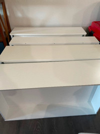 Ikea Malm under bed storage boxes.
