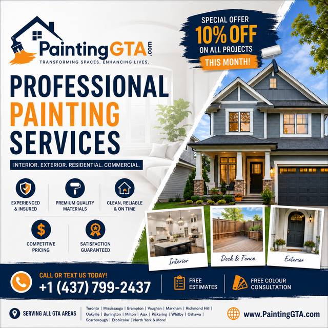 Service Offer - Dry Wall | STUCCO | Pop Corn Ceiling | Painting in Painters & Painting in City of Toronto - Image 2
