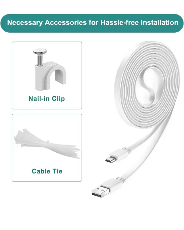 Micro USB Power Cable 30FT  in Cables & Connectors in City of Toronto - Image 4