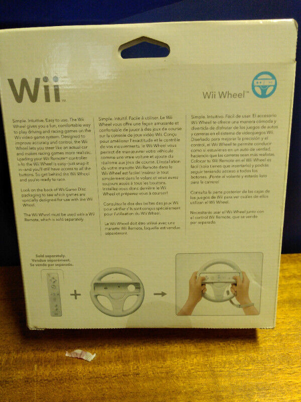 Nintendo Wii Wheel - New in Nintendo Wii in Cambridge - Image 2
