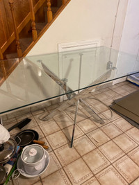 glass top dinning table