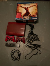 Red PS3 God of War Limited Edition 