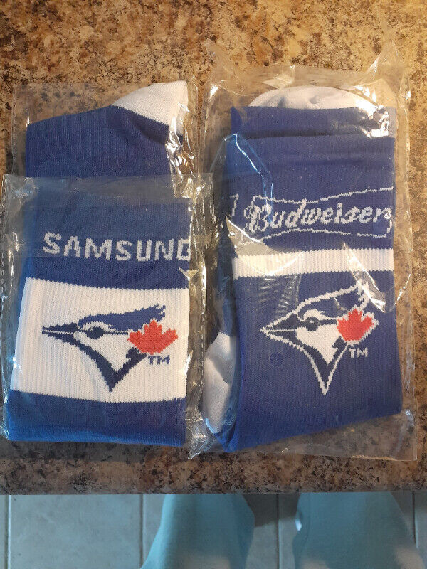 Toronto Blue Jay Collectable  Budweiser/ Samsung Socks in Arts & Collectibles in Oakville / Halton Region
