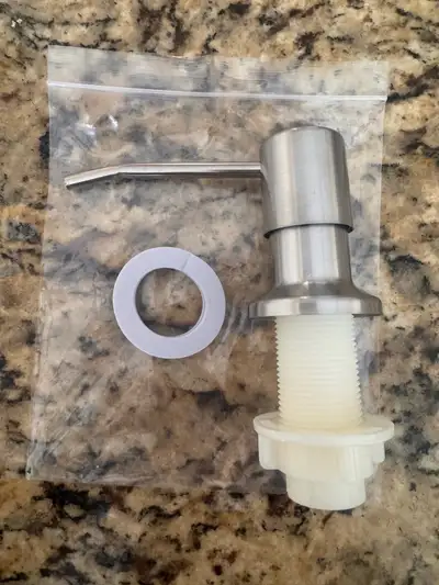 Soap Dispenser for countertops requires hose not included, View more