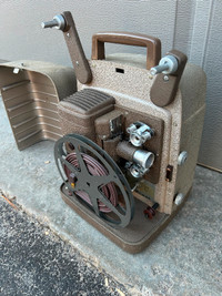 Bell & Howell 8mm Movie Projector with Screen.
