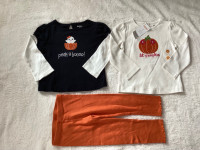 Fall/Halloween 3 piece set 2y old and 2 piece 4 y old