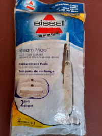 BISSELL Steam Mop 2 Replacement Pads -New sealed package
