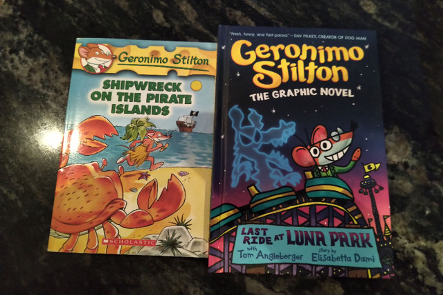 Books New* Geronimo Stilton * Hardy Boys * Hunger Games* Pirates in Children & Young Adult in Oakville / Halton Region