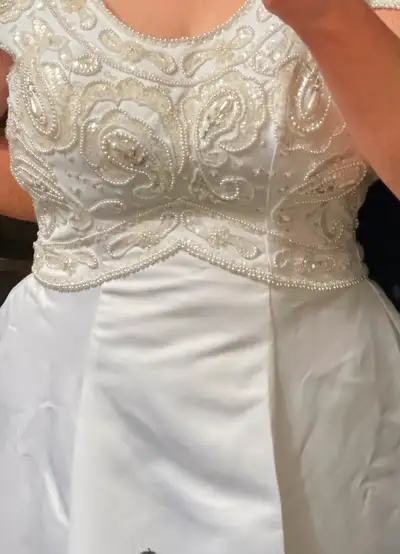 Beaded Wedding Gown $500 OBO, View more