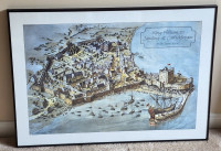 Framed Print: King William III Landing at Carrickfergus