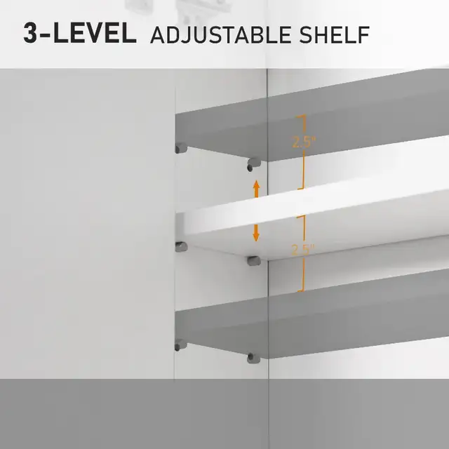 Medicine Cabinet with Mirror, Bathroom Wall Cabinet w 2 Mirror in Home Décor & Accents in Markham / York Region - Image 6