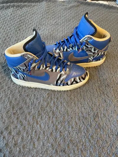 Nike Dunk High Blue Camo Sneakers (Kobe collab), View more