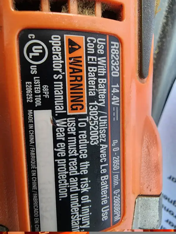 Ridgid R82320 Bit Driver Kit W 2 Batteries Charges & Hard Case in Power Tools in Windsor Region - Image 11