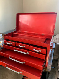 7 piece red toolbox ($125, OBO)