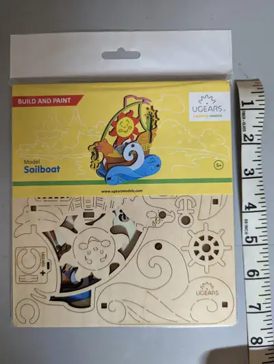 I have for sale a brand new DIY Wooden Build & Paint Model Sailboat!!! If you have any questions or...