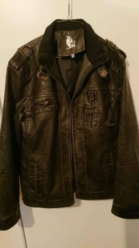 Faux Leather Jacket XL. New $20