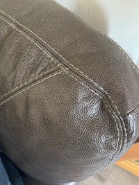 Leather sofa set