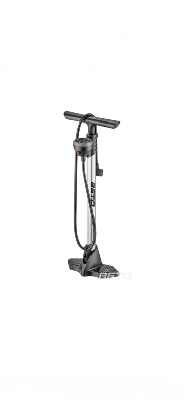 New Beto Deluxe Alloy 160psi Bicycle Tire Pump Presta Schrader, View more