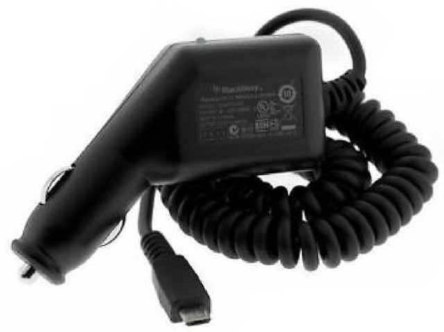 OEM Blackberry CLM03D-050 USB B Car Charger - 5V DC 0.5A 2.5W in General Electronics in Ottawa