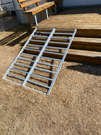 Quad ramp (Aluminum folding) 4’ wide x 5 1/2’ long