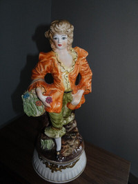 Vintage capodimonte porcelain boy Figurine