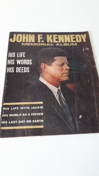 John F. Kennedy  Memorial Album  Magazine  1964
